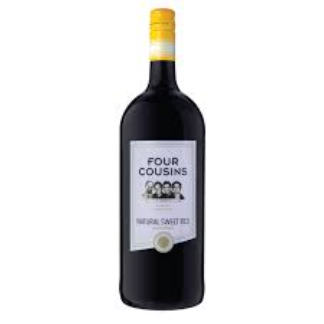 FOUR COUSINS NATURAL SWEET RED 1500ML